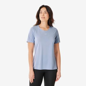 Camiseta Feminina de Trilha Mh500 Quechua Roxa