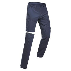 Calça Modular Masculina Trilha 100 Zip Off Quechua Azul