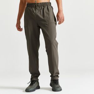 Calça masculina de academia 500 Caqui