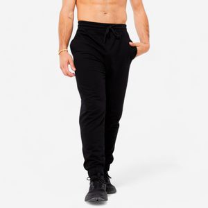 Calça Masculina de Algodão Regular 100 Domyos Preto