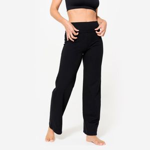 Calça Feminina Suave Cintura Alta de Yoga Preta