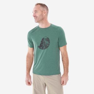 Camiseta Masculina Trilha Trekking MH 500 Quechua Verde