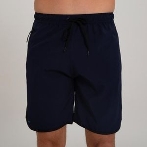 Bermuda Masculina de Surf 150 Bolso com Zíper Olaian Azul Marinho