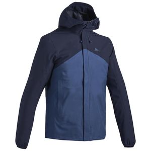 Jaqueta Masculina Trilha 100 Impermeável Quechua Azul