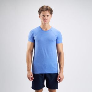 Camiseta Mesclada Masculina de Treino 510 Domyos Azul