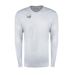 Camiseta Masculina de Corrida Sun Protect Kiprun Cinza