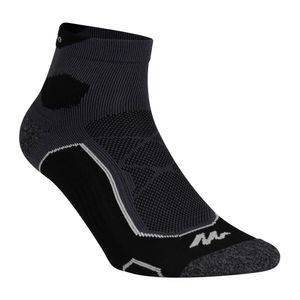 Meias de Trilha Mh500 Mid Quechua Preto