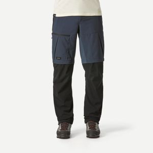 Calça Modular Masculina Trilha Trekking MT 500 Zip Off Cinza