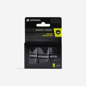 Overgrip De Tênis Absorb Artengo Preto