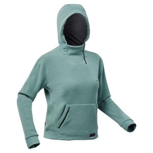 Fleece Feminino de Trilha MH100 Quechua Verde