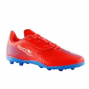Chuteira Infantil Futebol de Campo 160 Easy Ag/fg Kipsta Vermelho