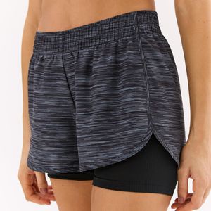 Shorts 2 em 1 Feminino de Treino 120 Domyos Cinza