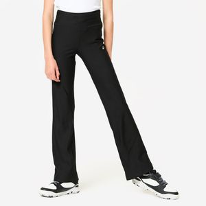 Legging Bailarina Infantil de Treino Cintura Alta Preta