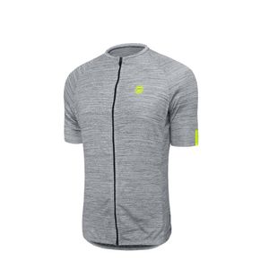 Camiseta Masculina de Ciclismo Escalador Barbedo Cinza