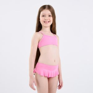 Calcinha Biquíni Infantil de Surf Tribord Rosa