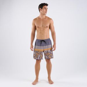 Short Masculino de Surf 150 Tribord Azul Listras