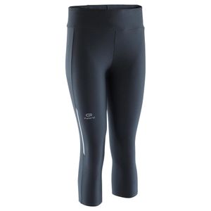 Legging Feminina de Corrida 3/4 Run Dry Kalenji Preto
