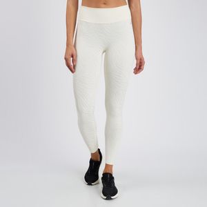 Legging Feminina de Treino Jacquard 500 Branco