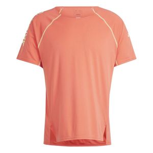 Camiseta Masculina de Corrida Ekiden Adidas Vermelho
