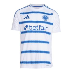 Camisa Masculina de Futebol Cruzeiro Ii 25/26 Adidas Branca
