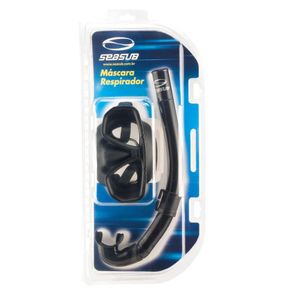 Kit de Mergulho (Mascara+Snorkel Dua) Seasub
