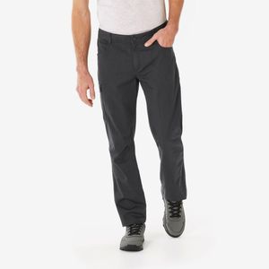 Calça Masculina de caminhada NH100 Cinza-carbono