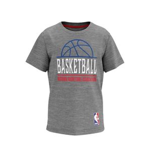 camiseta Infantil de basquete NBA Braziline Cinza [8970365]