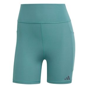 Short Feminino de Corrida Compressão 5 Adidas Turquesa