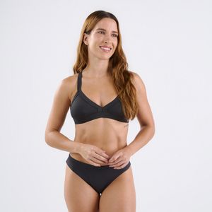 Calcinha Biquíni de Surf Adulto Second SkinTribord Preta
