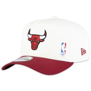 Boné de Basquete New Era® com Aba Curva 9forty Chicago Bulls