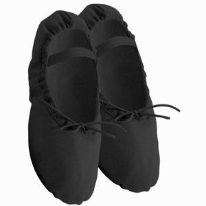 Sapatilha Feminina de Ballet Meia-ponta So Dança Trinys Preta