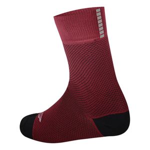 Meia de Cano Alto para Ciclismo Urbano Mauro Ribeiro Decathlon Vermelha