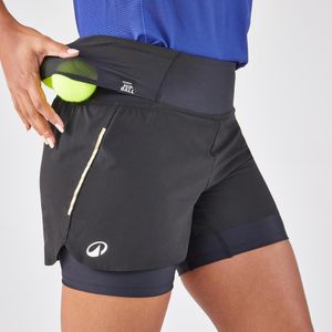 Shorts Feminino de Tênis Dry Hip Ball Kuikma Preto
