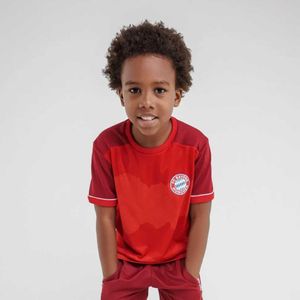 Camiseta Juvenil de Futebol Bayer de Munique Cave Braziline Vermelha