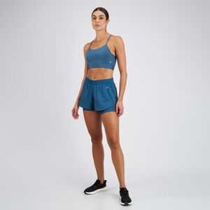 Top Feminino Alças Finas Cruzadas Suporte Ligeiro Verde