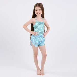 Short Infantil de Surf Tribord Azul