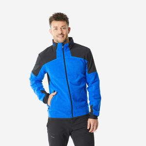 Jaqueta Masculina de Trekking Mh500 Mountain Quechua Verde Azul