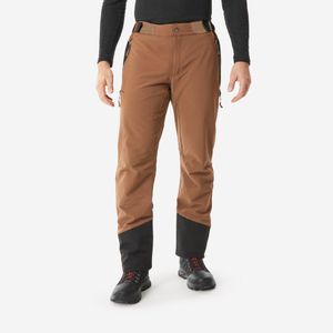 Calça Masculina Trilha Neve Sh500 Ventilada Quechua Cinza Marrom
