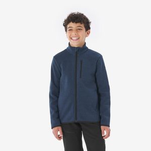 Fleece Infantil MH500 com Zíper Quechua Azul