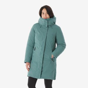Jaqueta Parka Feminina Impermeável para Trilha NH900 Plume Quechua Verde