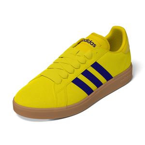 Tênis Masculino de Caminhada Grand Court Base Adidas Cinza