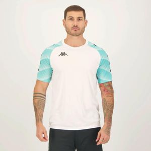 Camiseta Masculina de Futebol Raglan Kappa Branca