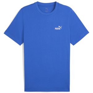 Camiseta Masculina em Algodão Essentials Small Logo No. 1 Puma Azul
