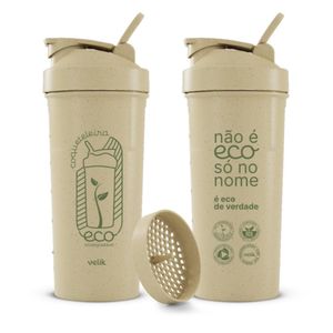 Shaker Slim Pro Eco 600 ml Decathlon Palha