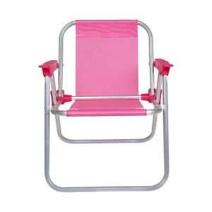 Cadeira de Praia Infantil Sannet Belfix Rosa