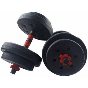 Kit de Treino Residencial com 8 Anilhas de Cimento 15 Kg Atrio Preto