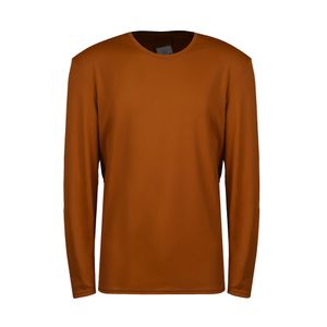 Camiseta Masculina de Surf Proteção Uv50+ Olaian Ocre