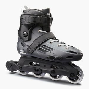 Patins Inline MF140 Oxelo Cinza Carbono