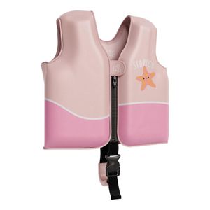 Colete Infantil de Natação Neo Estrela Rosa