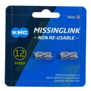 Conector de Corrente de Bicicleta 12 Velocidades KMC (2 unidades)